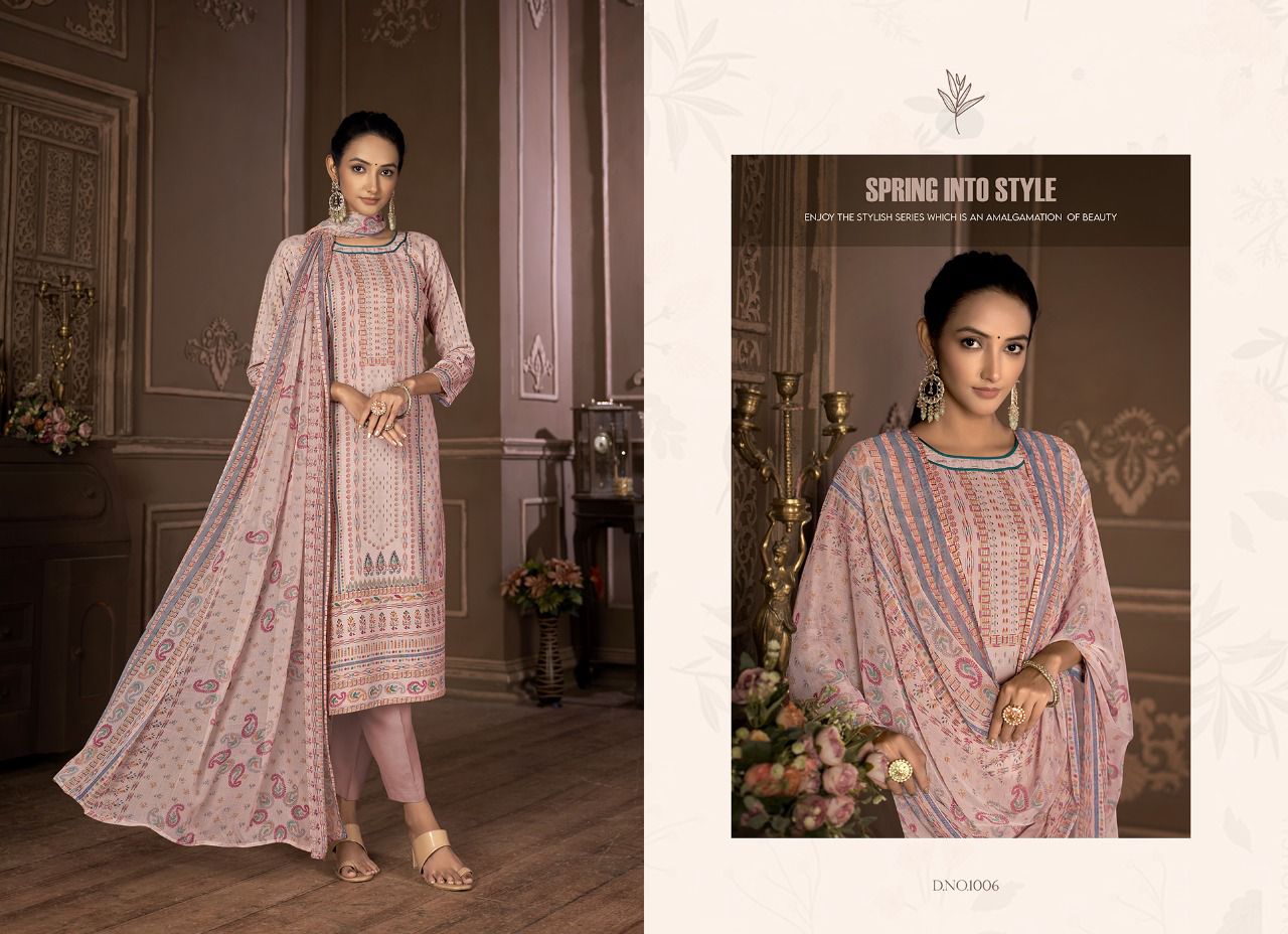 Shiv Gori Silk Mills Karina Pant Style Dress Material Catalog Lowest Price